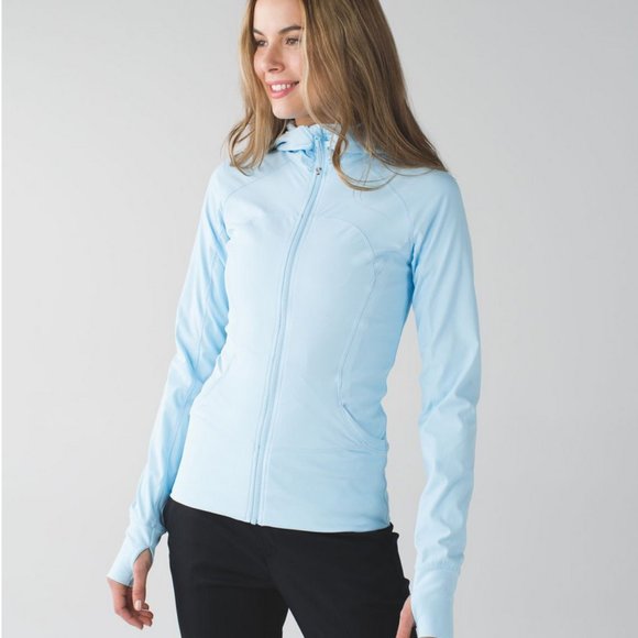 Lululemon In Flux Hoodie Jacket • Caspian Blue • Fits 2-4 (size 6) - Picture 7 of 11